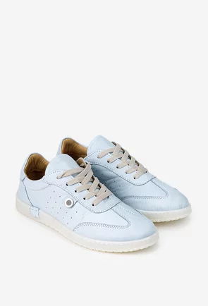 Pantofi dama NUR bleu din piele