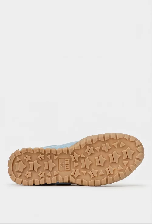 Pantofi dama NUR bleu din piele intoarsa picture - 5