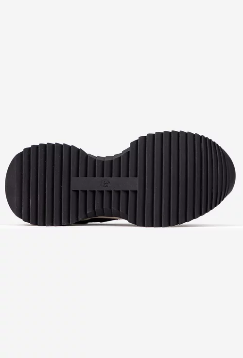 Pantofi dama NUR bleumarin cu verde din piele