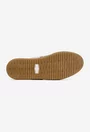 Pantofi dama NUR din piele aurie cu siret elastic