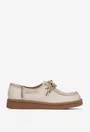 Pantofi dama NUR din piele bej