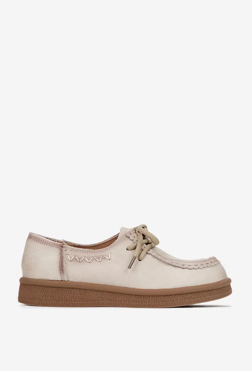 Pantofi dama NUR din piele bej