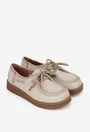 Pantofi dama NUR din piele bej