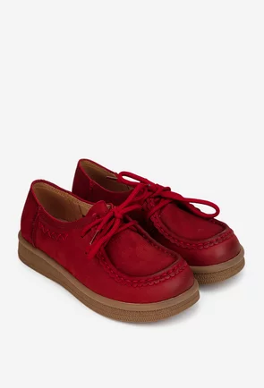 Pantofi dama NUR din piele bordo