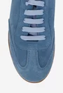 Pantofi dama NUR din piele intoarsa bleu