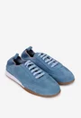 Pantofi dama NUR din piele intoarsa bleu