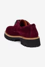Pantofi dama NUR din piele intoarsa burgundy