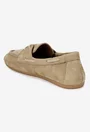 Pantofi dama NUR din piele nabuc bej