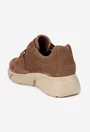 Pantofi dama NUR din piele nabuc maro
