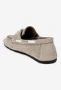 Pantofi dama NUR din piele nabuc taupe