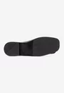 Pantofi dama NUR din piele naturala neagra cu ornament