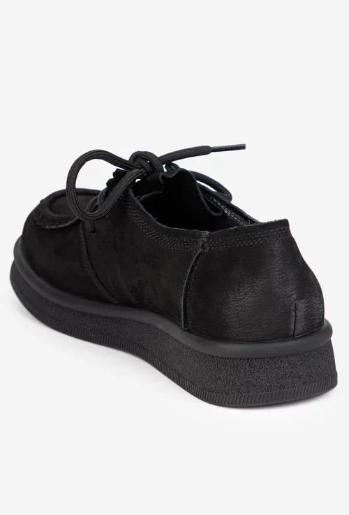 Pantofi dama NUR din piele neagra