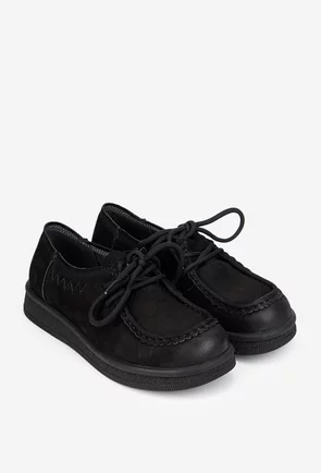 Pantofi dama NUR din piele neagra