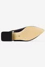 Pantofi dama NUR din piele neagra cu perforatii