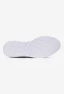 Pantofi dama NUR din piele perforata alba cu ornament