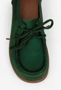 Pantofi dama NUR din piele verde