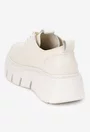 Pantofi dama NUR ecru din piele naturala