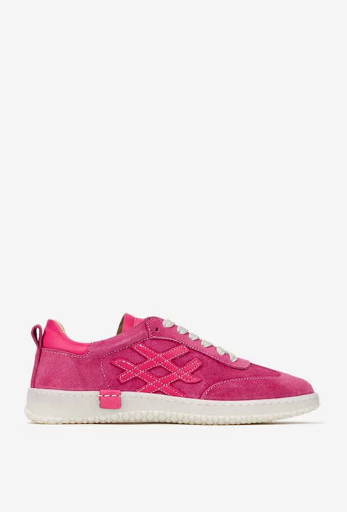 Pantofi dama NUR fuchsia din piele intoarsa