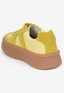 Pantofi dama NUR galbeni din piele naturala