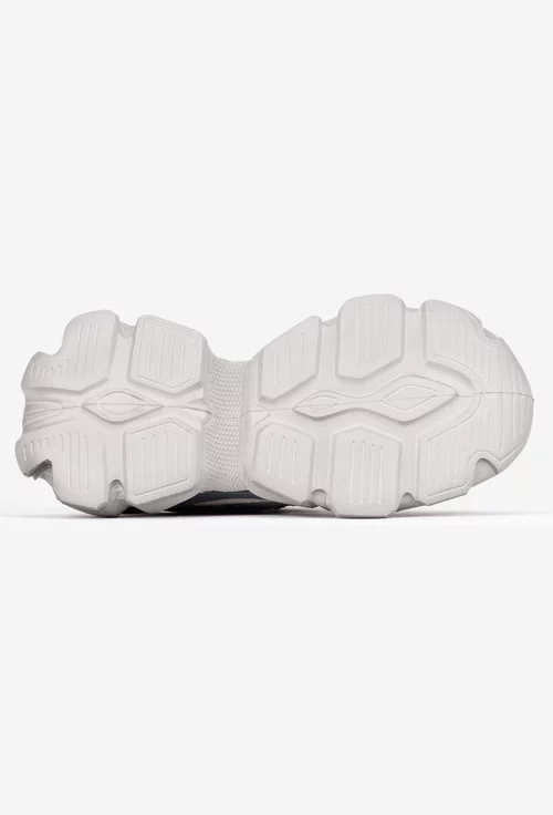 Pantofi dama NUR gri cu mov si verde din piele