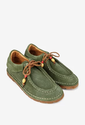 Pantofi dama NUR kaki din piele intoarsa