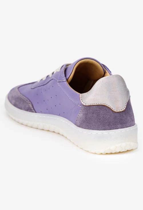 Pantofi dama NUR mov din piele