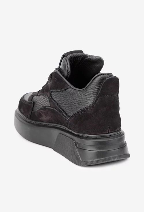 Pantofi dama NUR negri din piele