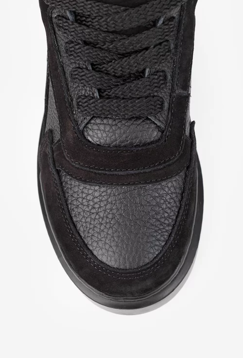 Pantofi dama NUR negri din piele