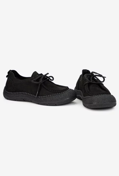 Pantofi dama NUR negri din piele