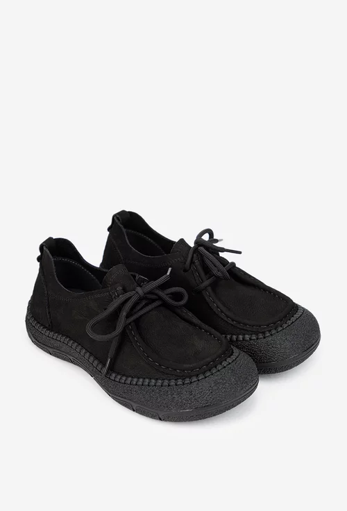 Pantofi dama NUR negri din piele