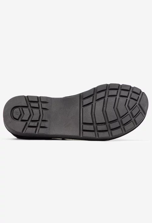 Pantofi dama NUR negri din piele intoarsa picture - 5