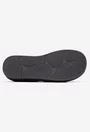Pantofi dama NUR negri din piele nabuc cu ornament