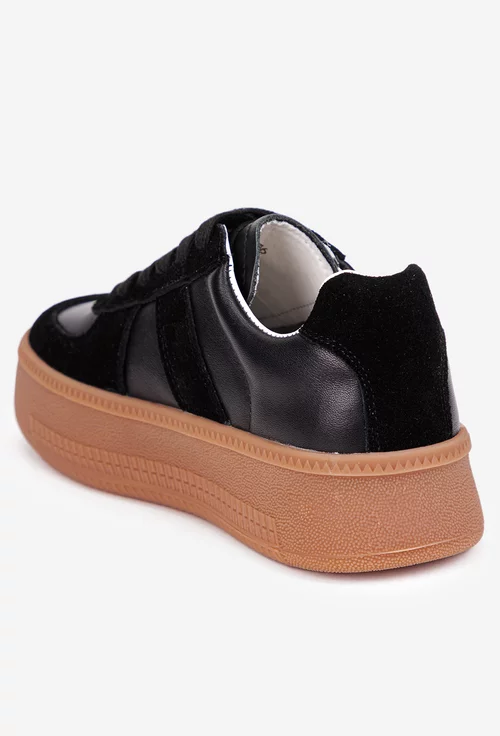 Pantofi dama NUR negri din piele naturala