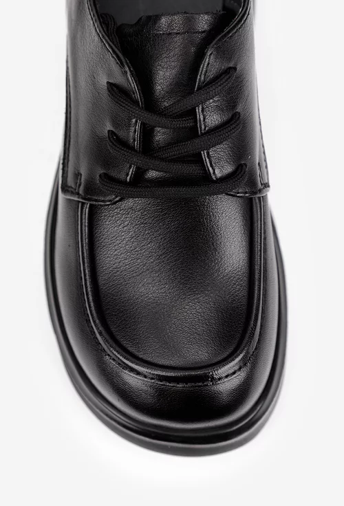 Pantofi dama NUR negri din piele naturala