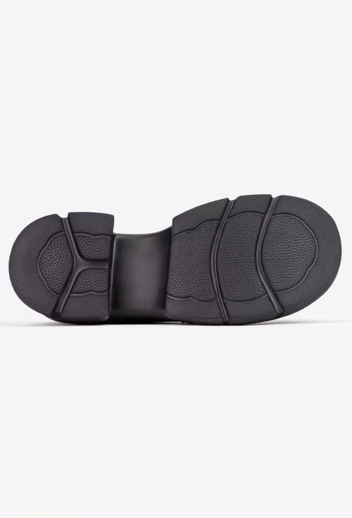 Pantofi dama NUR negri din piele naturala