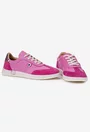 Pantofi dama NUR roz cu fuchsia din piele