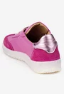 Pantofi dama NUR roz cu fuchsia din piele
