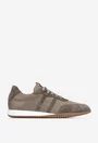 Pantofi dama NUR taupe din piele cu aspect perforat