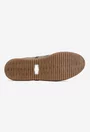 Pantofi dama NUR taupe din piele cu aspect perforat