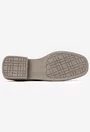 Pantofi dama NUR taupe din piele intoarsa cu ornament