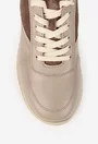 Pantofi dama NUR taupe din piele naturala