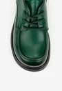 Pantofi dama NUR verzi din piele naturala