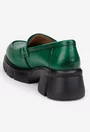 Pantofi dama NUR verzi din piele naturala