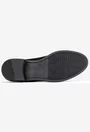 Pantofi dama Oxford negri din piele intoarsa