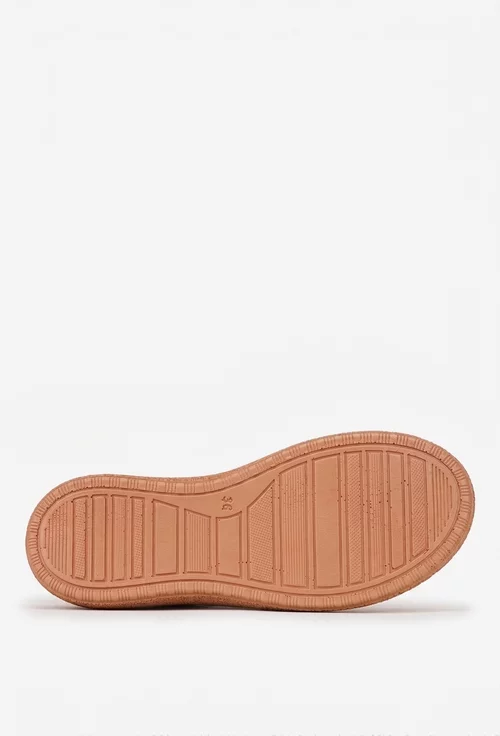 Pantofi dama roz din piele intoarsa
