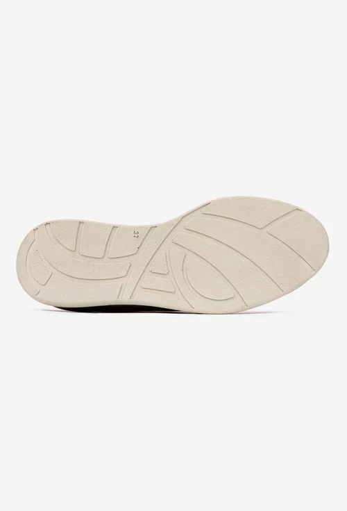 Pantofi dama roz din piele naturala cu elastic