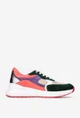 Pantofi dama sport multicolori din piele