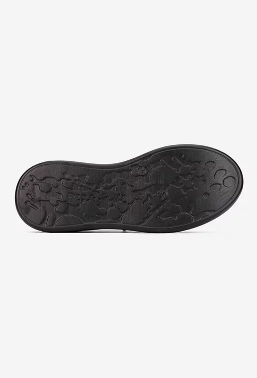 Pantofi dama taupe deschis din piele cu siret elastic
