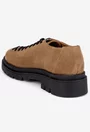 Pantofi dama taupe din piele intoarsa