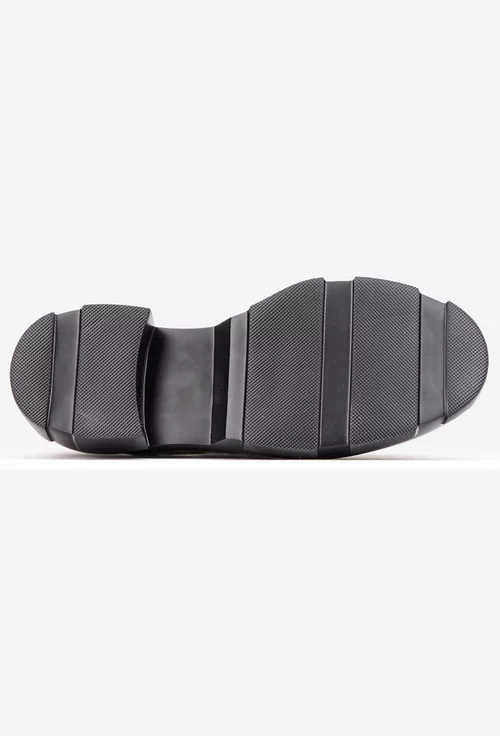 Pantofi dama taupe din piele intoarsa cu siret